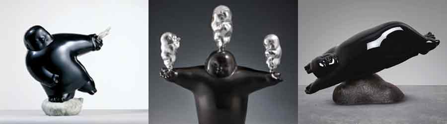 3 highlight sculptures from chinese sculptor Li Chen