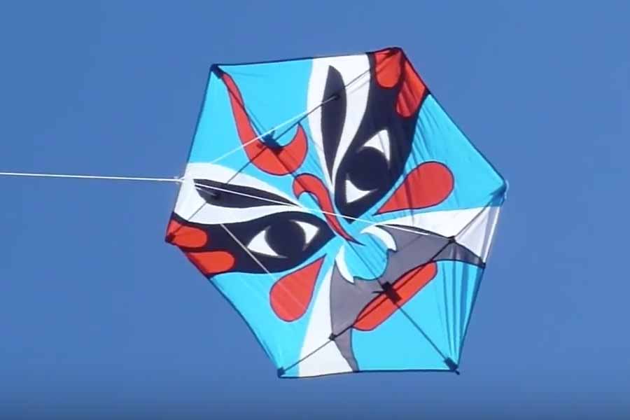 Modern Chinese kites - flat