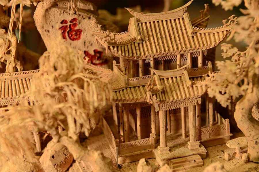 Diorama detail 03 Pagoda