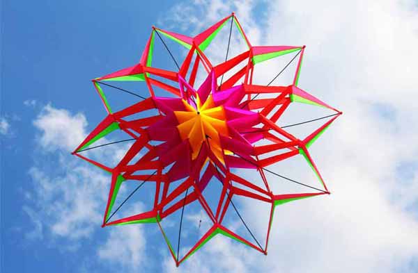 Modern Chinese Kites - Lotus shape