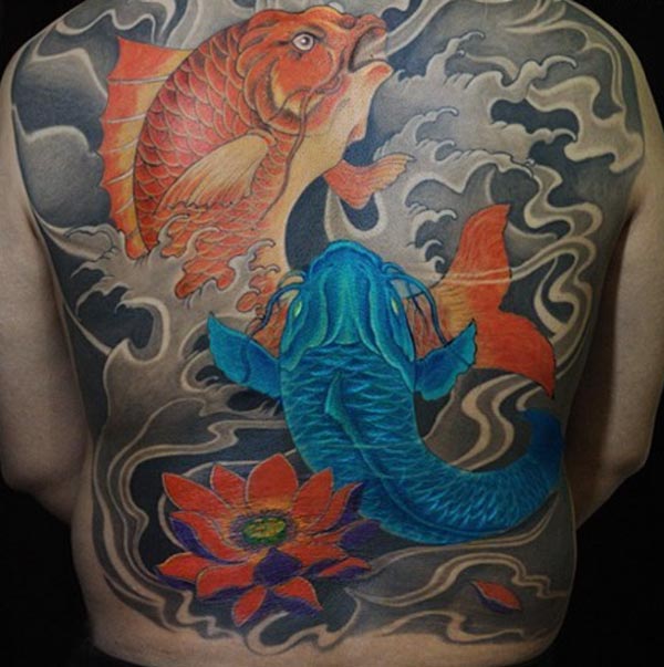 Shang Qing - Chinese Fish tattoo